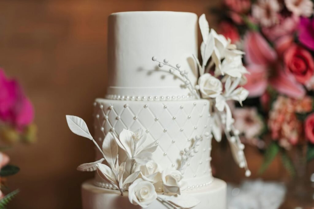 Klassisk bryllupskake